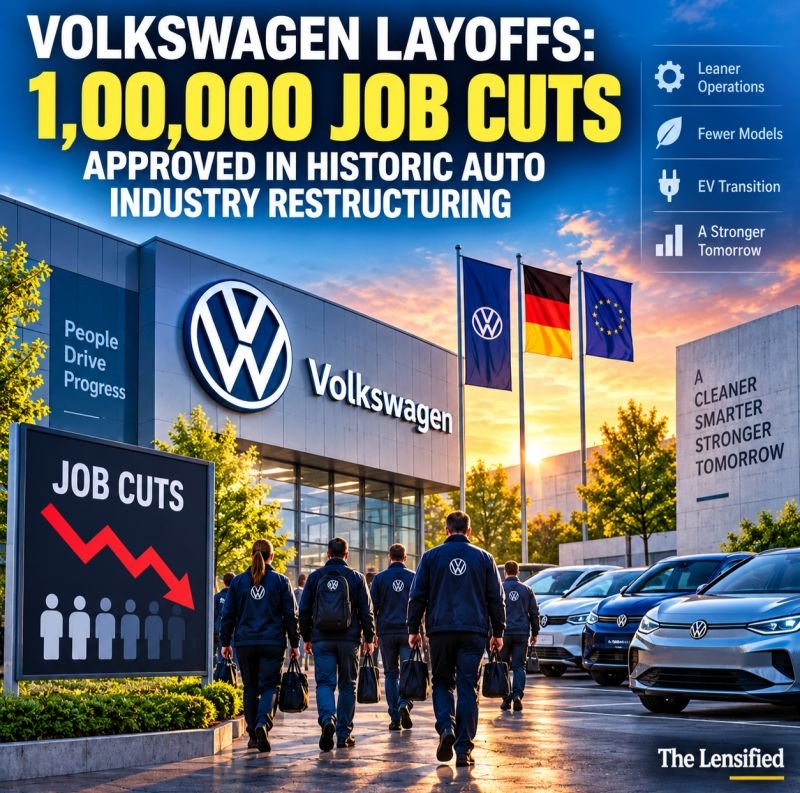 Volkswagen’s Historic #Restructuring: Up to 1 Lakh Jobs at Risk by 2030